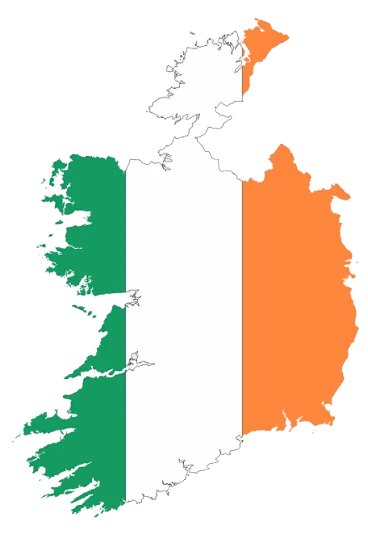 Map of Ireland for international students